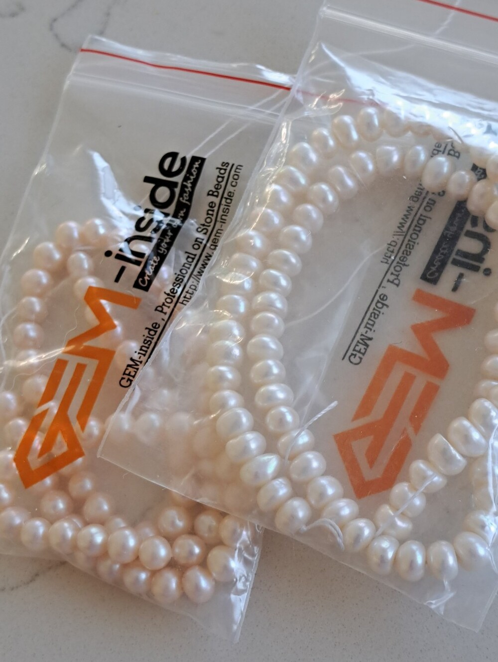 Pearls Cultured, Pink & Wt, For Jewelry Making